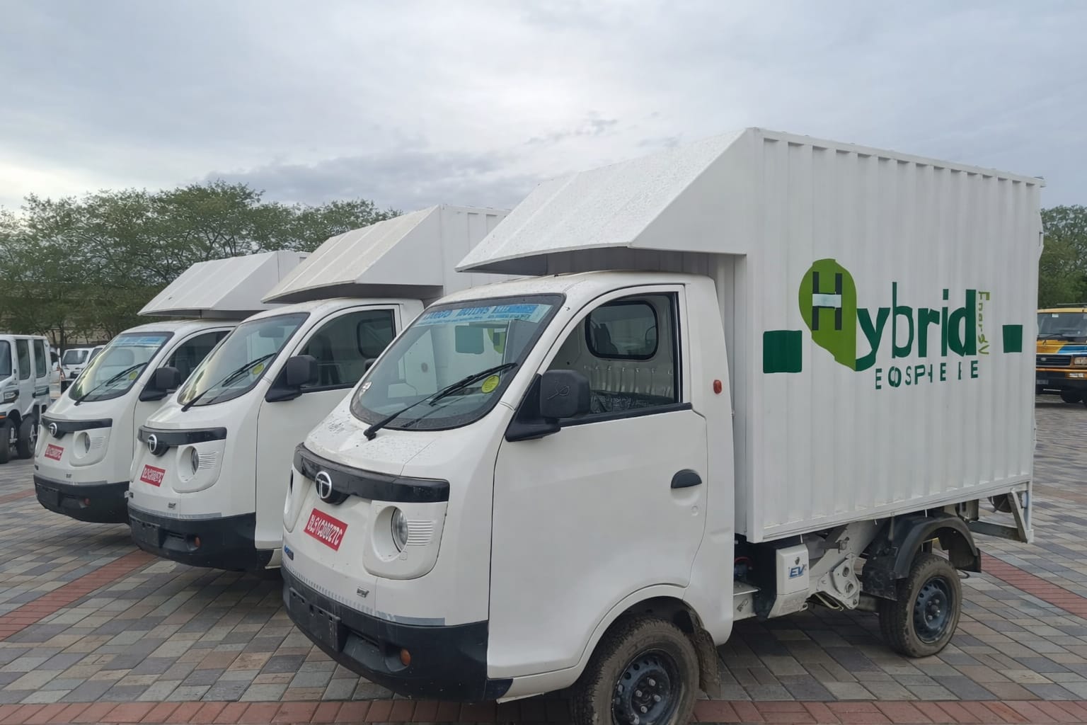 Indian electric rickshaw for last mile delivery fleet